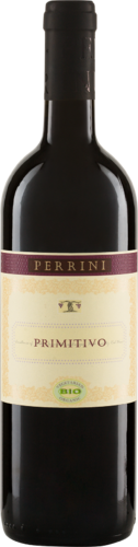 Primitivo Salento IGT 2016 Perrini Organic Wine