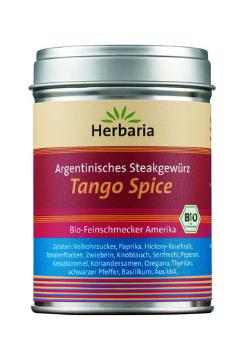 Argentinisches Steakgewürz 'Tango Spice' 100g Herbaria Bio