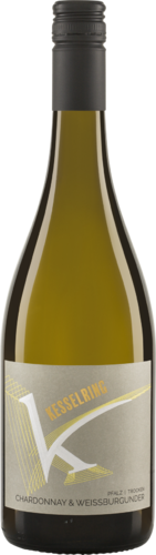 Chardonnay-Weissburgunder QW 2023 Kesselring Biowein