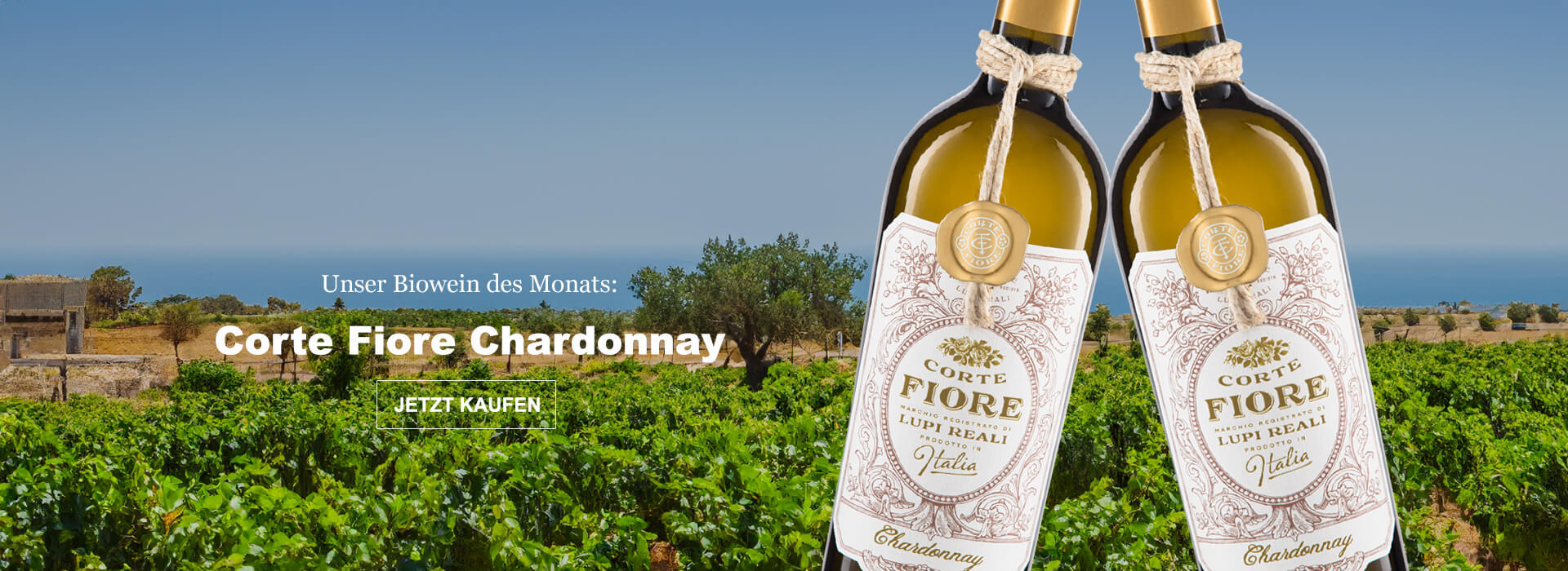 Unser Biowein des Monats: Corte Fiore Chardonnay