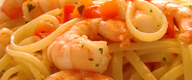 Linguine mit Scampi