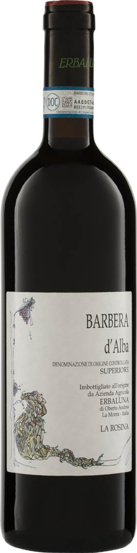 Barbera d`Alba La Rosina DOC 2020/2021 Erbaluna Biowein