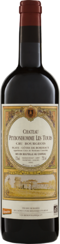 Château Peybonhomme Les-Tours Cru Bourgeois AOC 2020/2021 Biowein