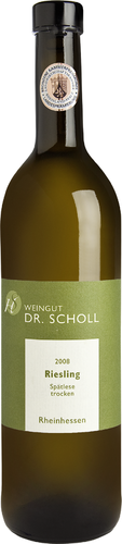 Riesling Spätlese 2015 Weingut Dr. Scholl Bio