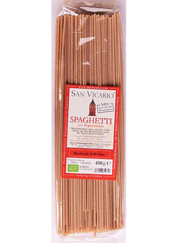 Spaghetti Peperoncini 450 g Bio San Vicario