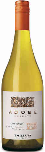 Adobe Chardonnay DO 2021/2022 Biowein Emiliana