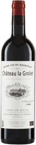 Château la Grolet Côtes-de-Bourg Rouge AOC 2021/2022 Biowein