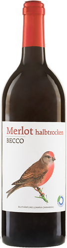 Merlot halbtrocken IGT 2022/2023 Becco Liter Biowein