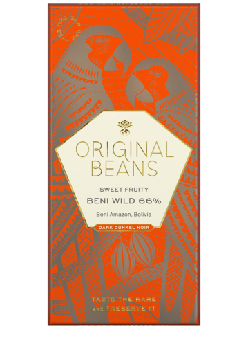 Beni Wild 66% Bio Schokolade Original Beans