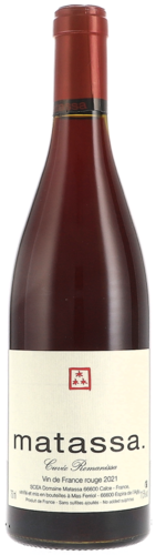 Cuvée Romanissa Rouge 2019/2021 Domaine Matassa