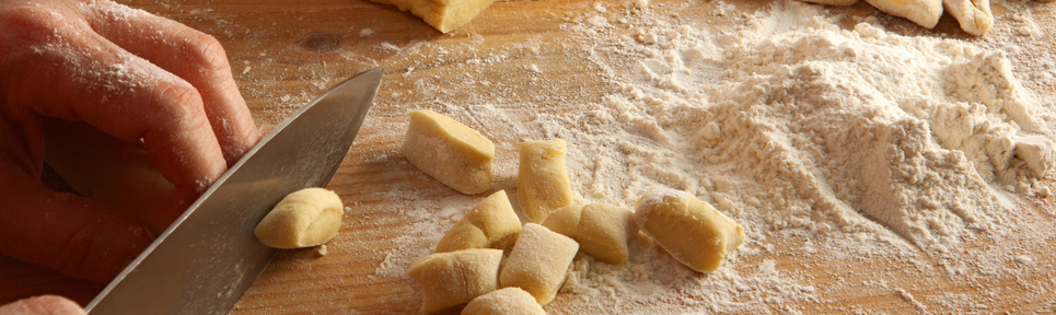 Gnocchi al Maracuja con  Pesto alle mandorle