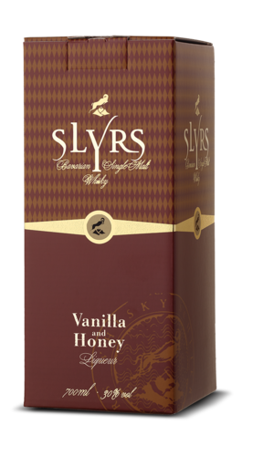 Slyrs Whisky Liqueur Vanilla and Honey Lantenhammer