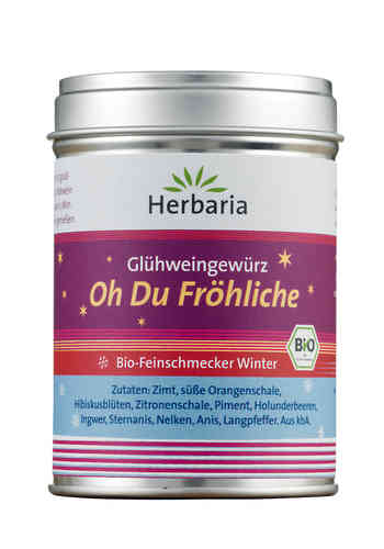 Oh Du Fröhliche' Gewürz für Glühwein und Punsch Herbaria Bio