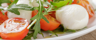 Caprese mit Rucola