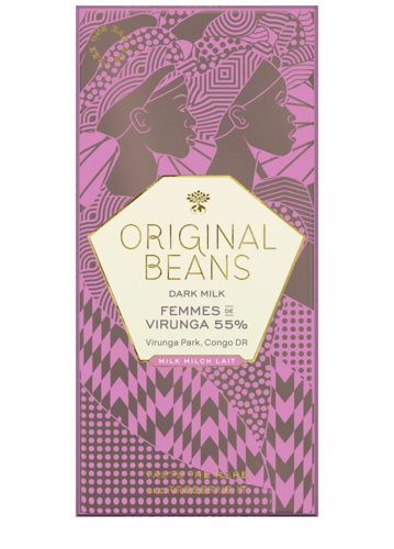 Femmes de Virunga 55% Bio Schokolade Original Beans