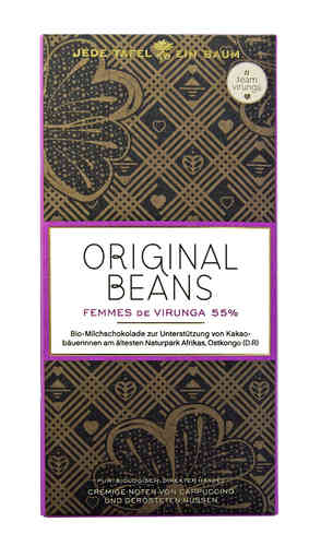 Femmes de Virunga 55% Bio Schokolade Original Beans