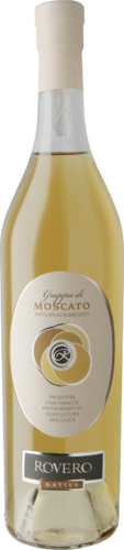 Bio Grappa di Moscato Affinata Rovero