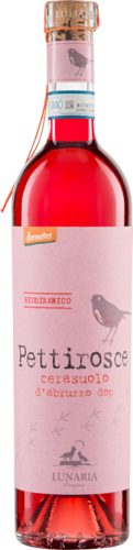Cerasuolo d`Abruzzo Rosato Pettirosce DOP 2024/2025 Lunaria Biowein