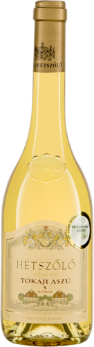 Aszú 5p Hétszőlő DOP 2017 0,5 l Tokaj-Hétszölö Bio