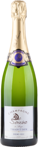 Champagne Demi-Sec Tradition De Sousa et Fils Bio