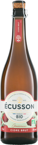 Cidre de Normandie Brut Écusson Bio