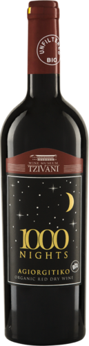 Agiorgitiko 1000 NIGHTS PGI 2017 Tzivani Biowein