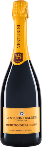 Rubino del Cerro Reggiano Lambrusco DOP Spumante Brut Baldini Bio