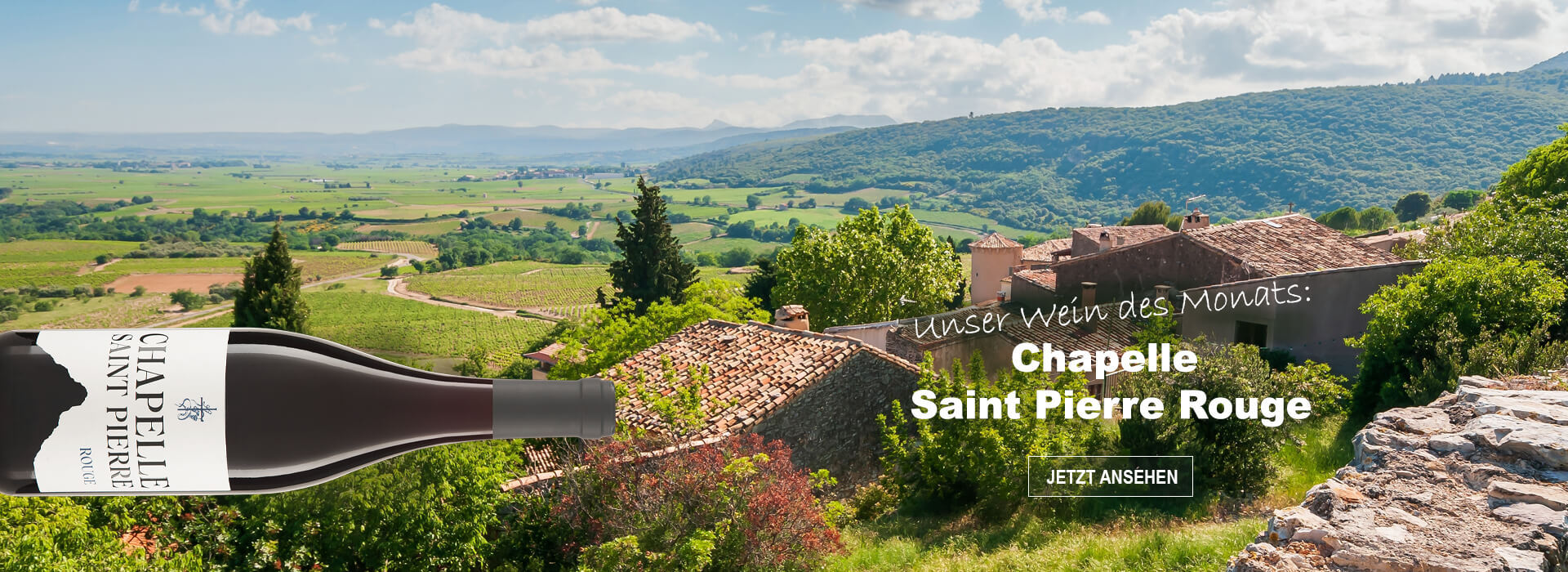 UNser Biowein des Monats: Chapelle Saint Pierre Rouge