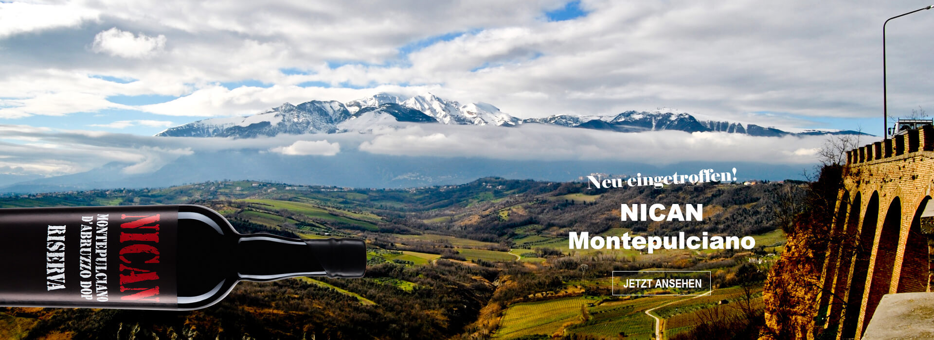 Neu eingetroffen: NICAN Montepulciano Riserva