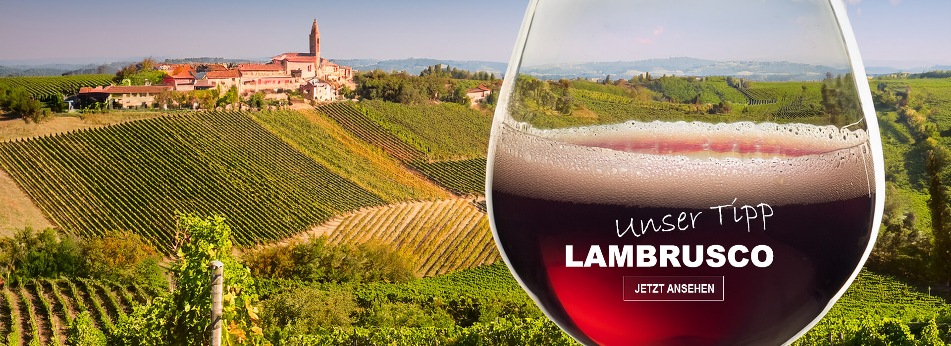 Unser Tipp: Lambrusco