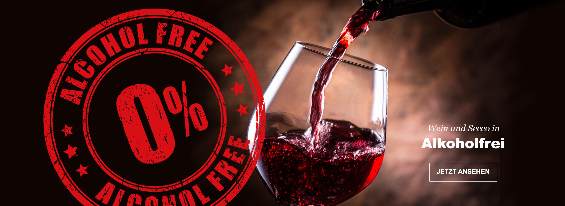 Wein und Secco in Alkoholfrei