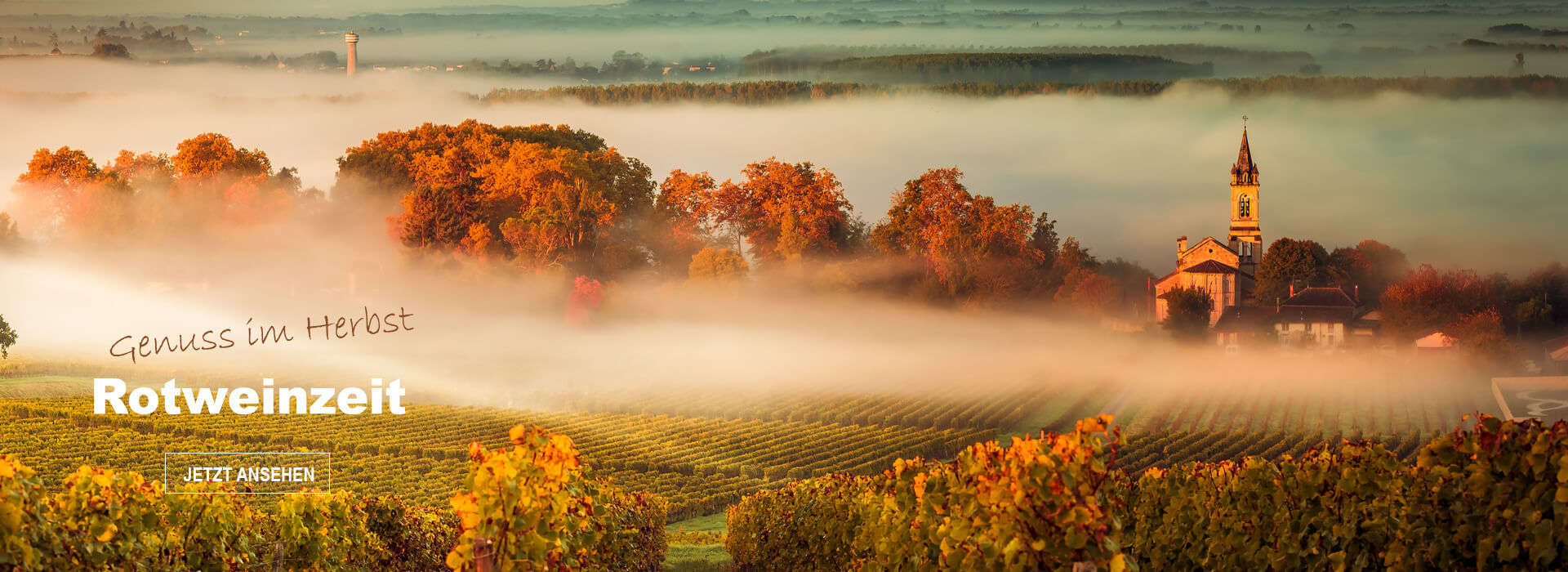 Genuss im Herbst mit Rotwein
