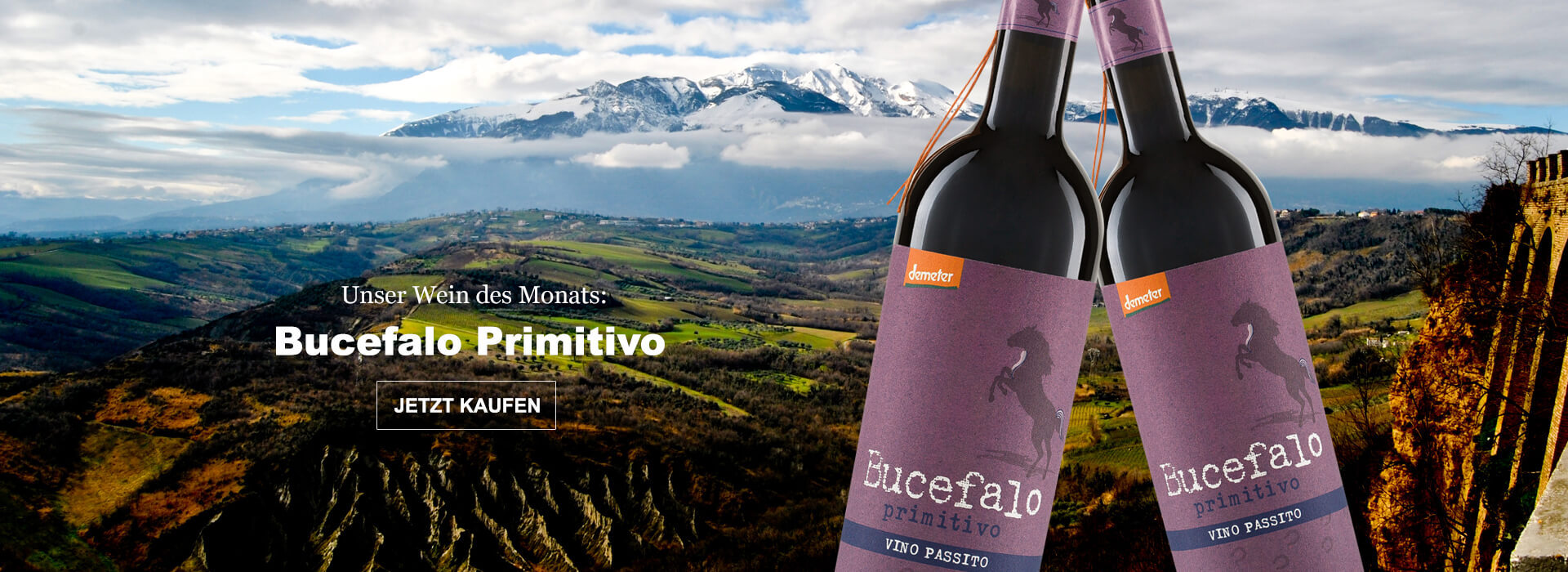 Unser Wein des Monats: Bucefalo Primitivo